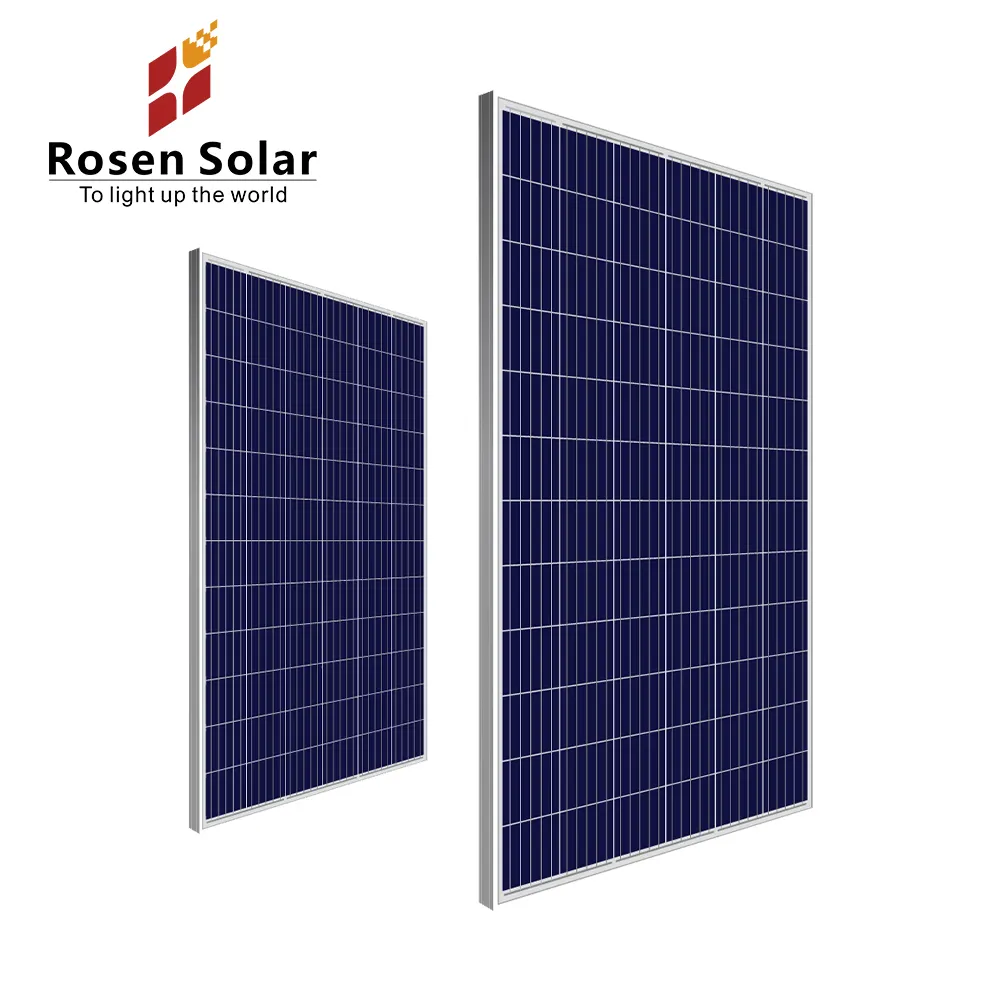 Rosen Poly 330W 72cells Solar Panels 5BB 350Watt 370Watt 400W Solar Cells PV Module Price