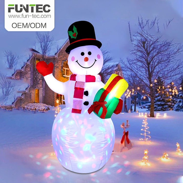 Inflateable Santa Claus Chritsmas Model Outdoor Garden Christmas Decoration Supplies Christmas Inflatable with Led Lights