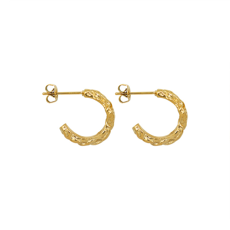 Exquisite studs earring gold earrings for women 2021 gold plated jewelry set stainless steel earrings