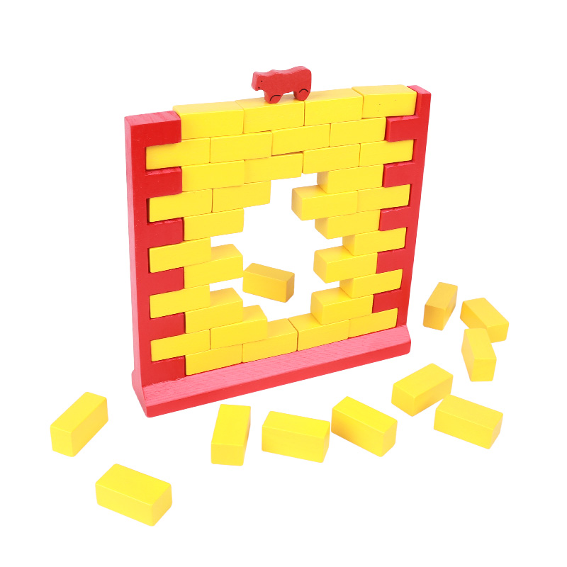 Деревянные Wobbling стены игры кирпичи игрушки