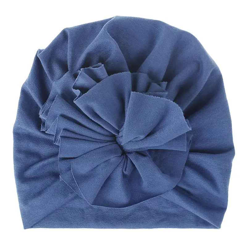 Lovely Flower Cotton Infant Toddler Newborn Cap Bonnet Head Wraps Beanies Soft Girl Hat Turban Baby Hat