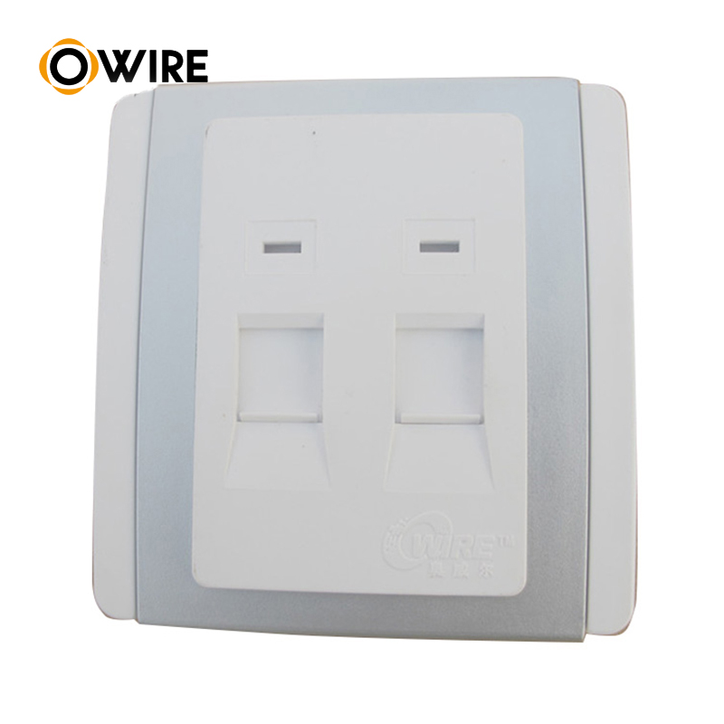 Сетевой кабель CAT5E CAT6 CAT6A CAT7 RJ45 настенная лицевая пластина