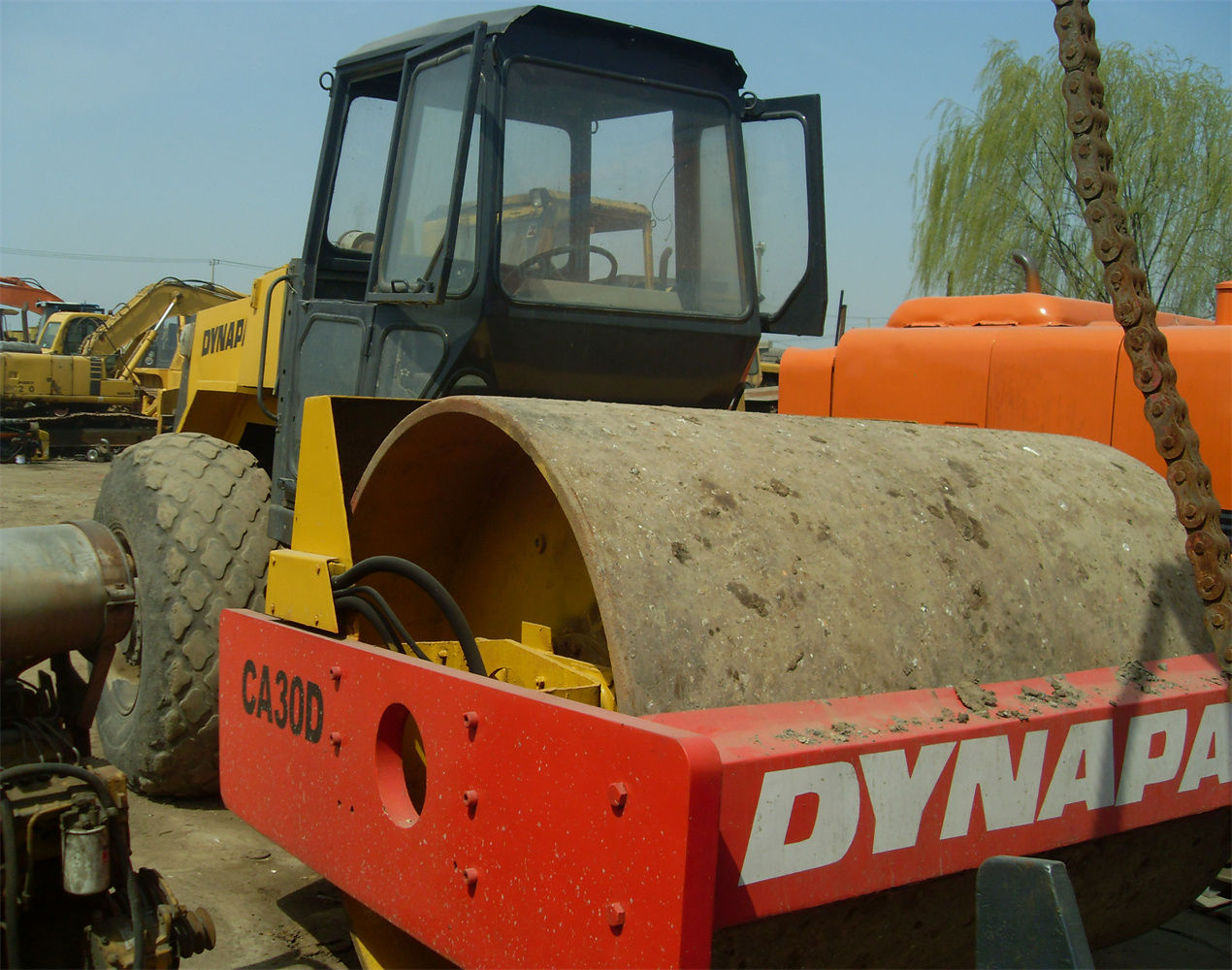 Used Dynapac CA30D road roller Secondhand 15Ton CA30D soil compactor