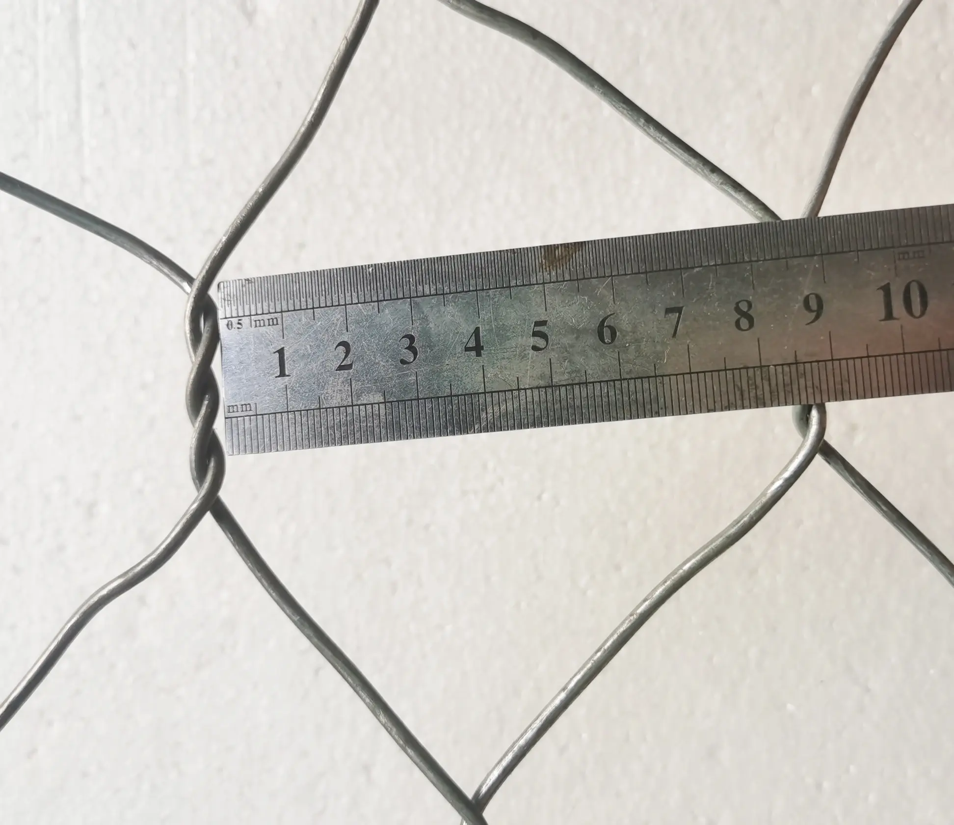 6 X 10 Cm 8 X 10 Cm Galvanized Gabion Box Stone Cage Net Gabion Wall Wire Mesh