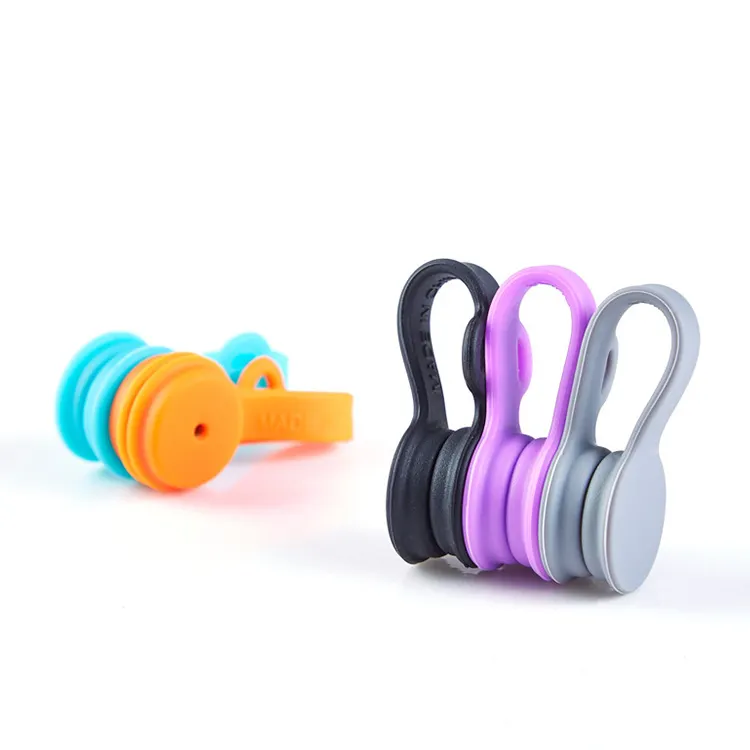 Office & Travel Magnetic Silicone Earphone Holder USB Cable Management Reusable Clips Organizer