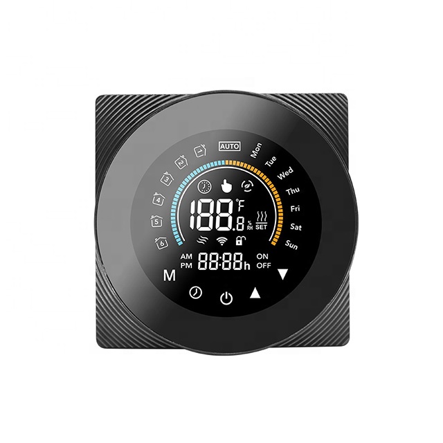 110V 220V Tuya App voice control sensitive touch screen wifi smart thermostat GB electric heating