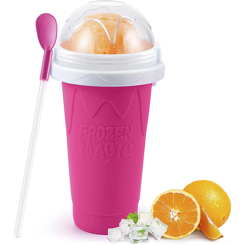 Tik Tok Magic Slushie, сжимаемая чашка, слюнявчик, быстрое слюнятие, замораживание льда, замороженные чашки для напитков