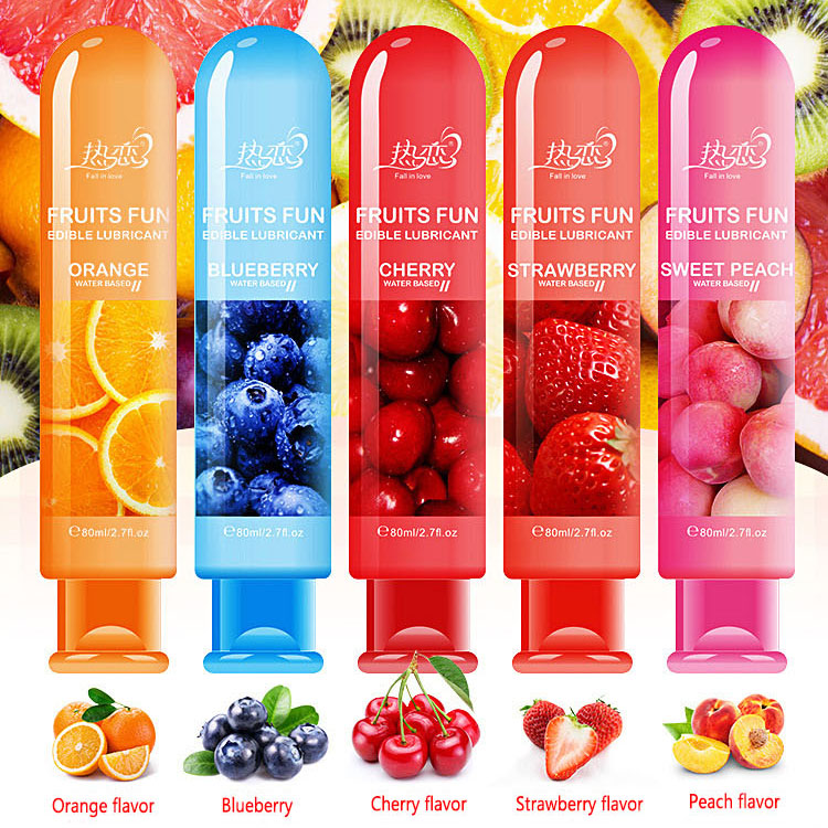 Superior Private Label Fruit Flavor Sex Lube Water Base Organic Personal Gel Anal Oral Gel For Women Men Water Based Lubricant