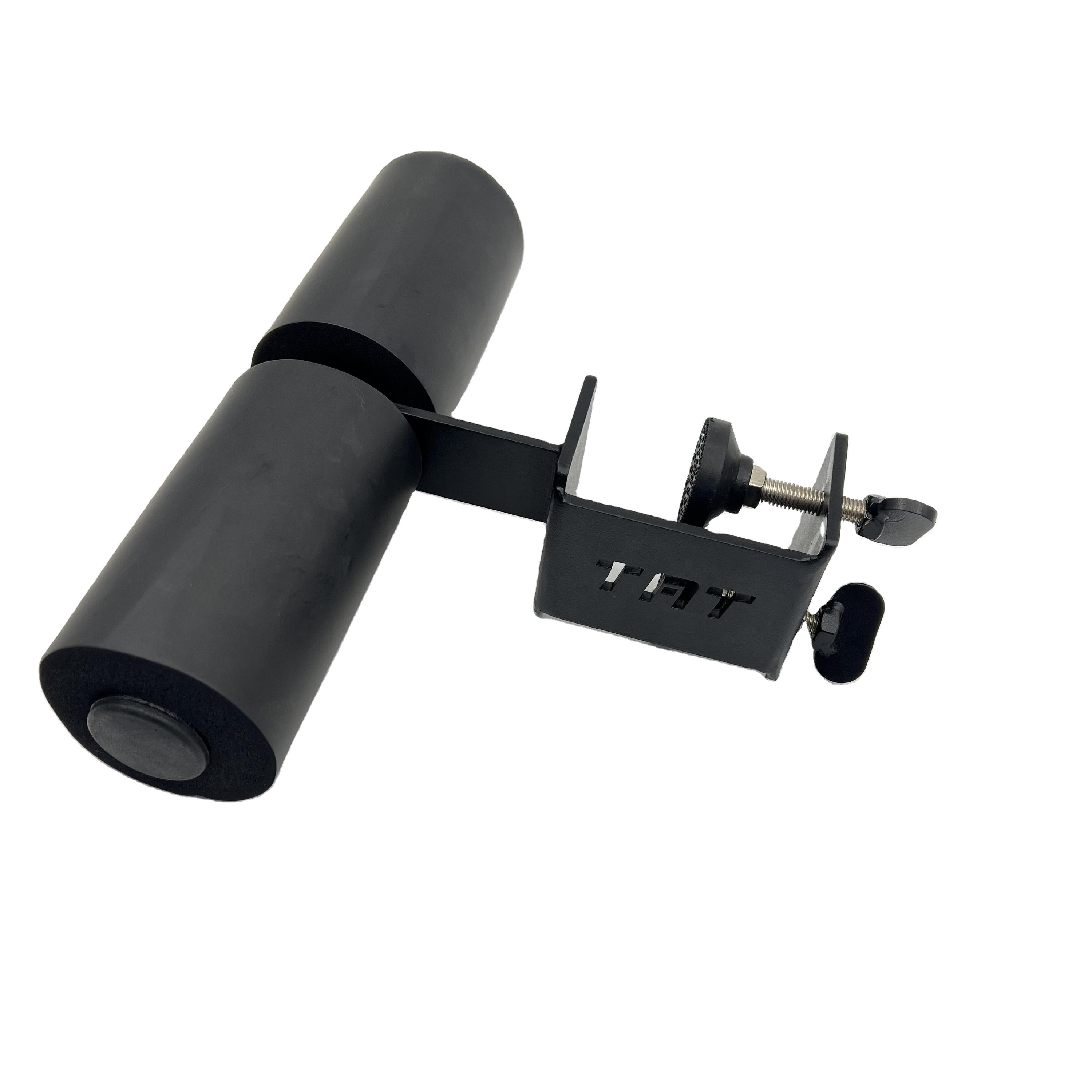 Gym Nordic Bar Hamstring Curl with Foam Padded Ankle Bar | Power Rack Workout Tool for Nordic Curls on Squat Rack