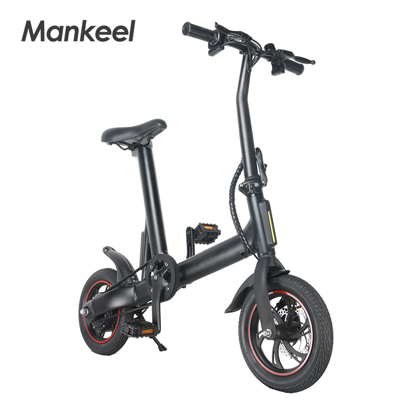 Складной электрический велосипед E-Bike скутер 350W Мощный мотор водонепроницаемый Ebike с диапазоном 15 миль, двойные дисковые тормоза