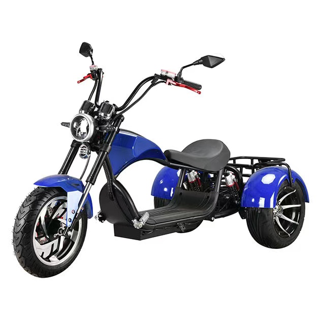 Emark EEC COC European warehouse 60V 20AH Battery 2000W Big Motor OEM 3 wheels electric tricycle