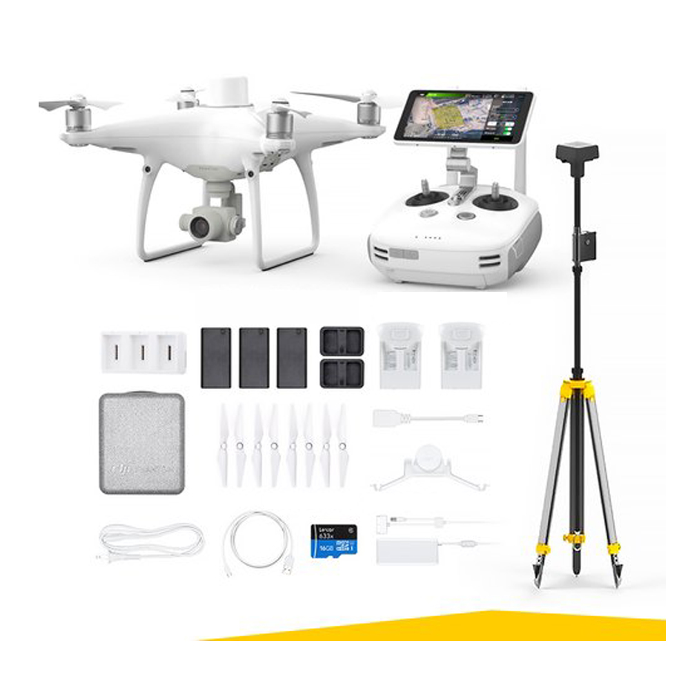 Беспилотный летательный аппарат agras Phantom 4 gps RTK Дрон плюс D-RTK 2 мобильной станцией комбо для воздушной съемки и 3D отображения Квадрокоптер
