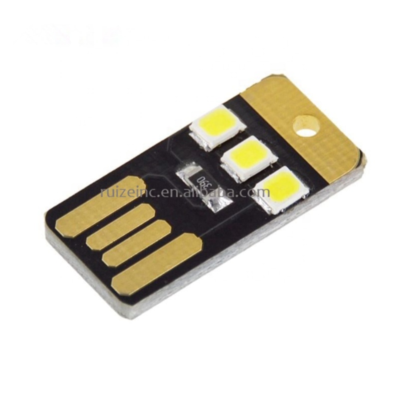 USB СВЕТОДИОДНЫЙ Портативный Ночной светильник, мини-брелок, модуль лампы для кемпинга и автомобиля