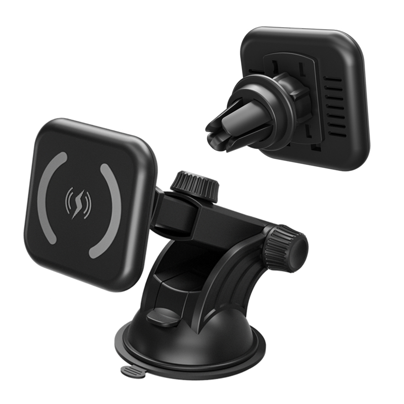 New products magnet magnetic Wireless Car Charger,10W Universal Fast Wireless Car Charger Mount for car 2020 OBSHI
