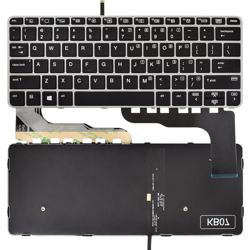 Заводская оптовая продажа, черная клавиатура для ноутбука HP EliteBook 725 G3 725 G4 820 G3 820 G4 с подсветкой