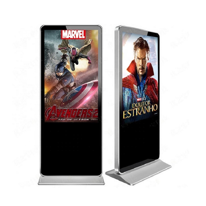 Factory supply 43 inch fashion design Android with WIFI broadcast ultra thin super slim advertising machine LCD digital signage