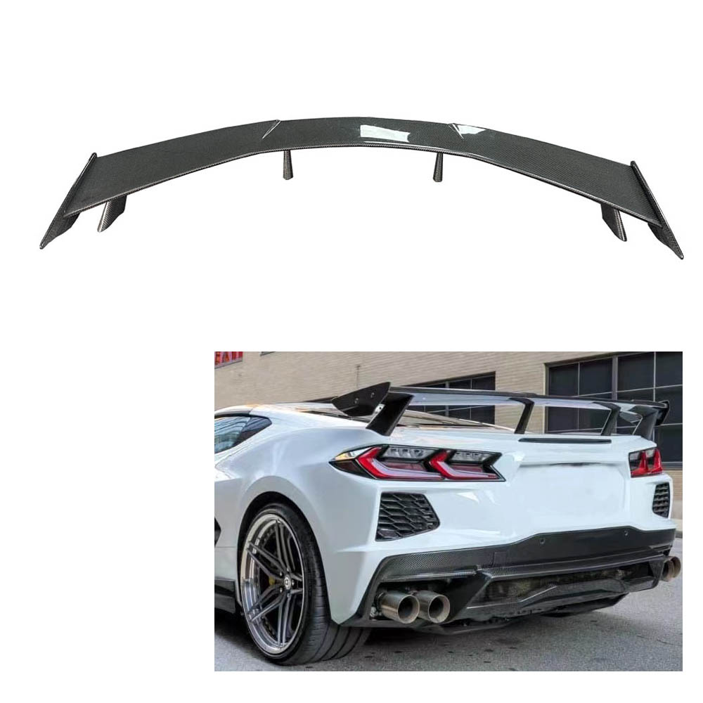 Высококачественное крыло из углеродного волокна для Chevrolet Corvettes C8 задний спойлер для багажника