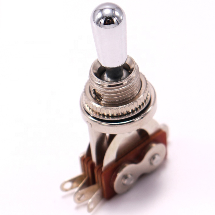 3-way electric guitar selector guitar part pickup portable brass switch light toggle music element