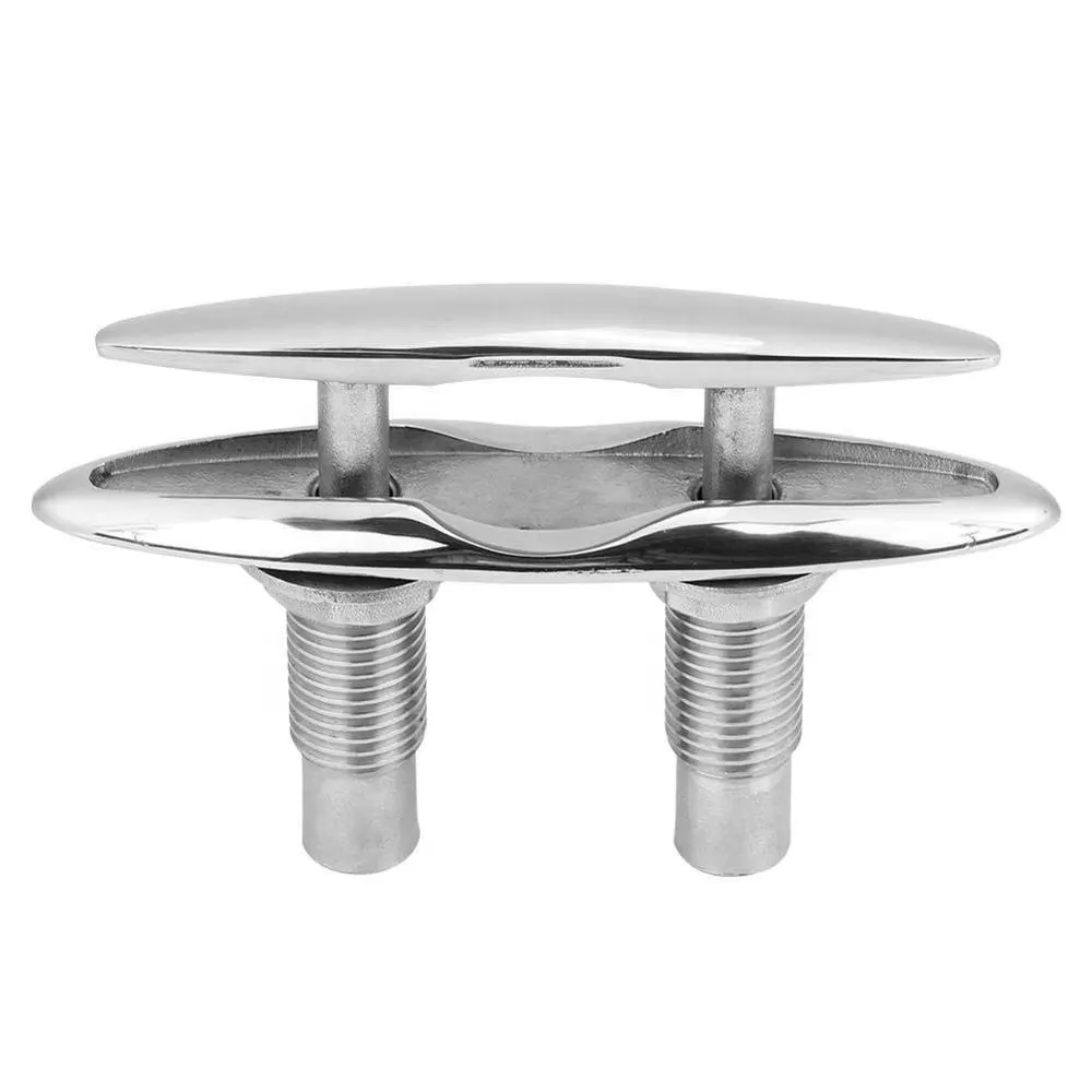 AISI316 Stainless Steel Polish Marine Hardware Pop Up Cleat Boat Cleat