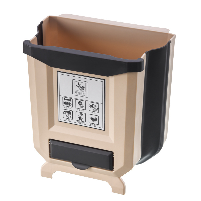 Eco-friendly Hot Selling Desktop Cabinet Trash Bin Waste Bin,Grade Guarantee Car Ashbin Wall-mounted Trash Can