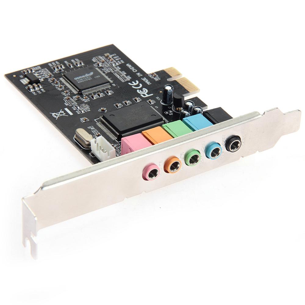PCI Express PCI-E CMI8738 5,1 3D Аудио 6 каналов цифровая звуковая карта