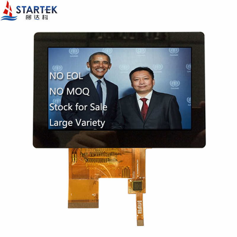 4.3 inch 480*272 16/18/24 bit RGB interface high brightness TFT LCD display module with capaciitive touch panel