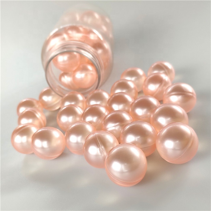 Beautiful floral fragrance wedding gift bridal gift pink pearl roundbath oil bath beads