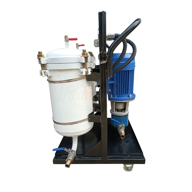 Movable diesel oil cleaning filter machine fuel biodiesel oil clean purifier