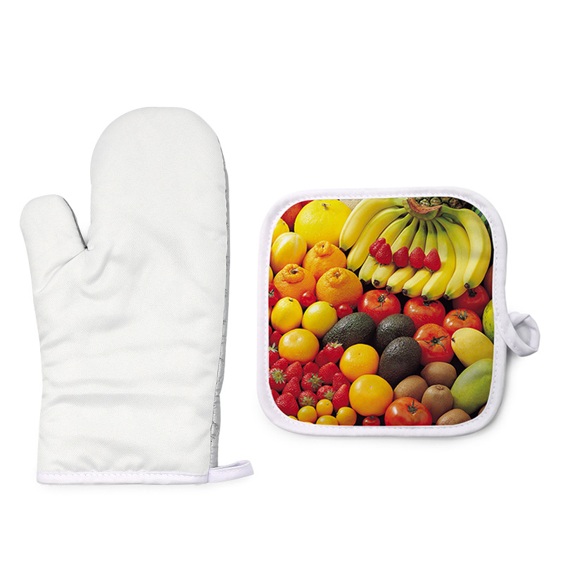 Personalized Custom Blank Sublimation Pot Holder Oven Mitts Heat Resistant Cooking Glove