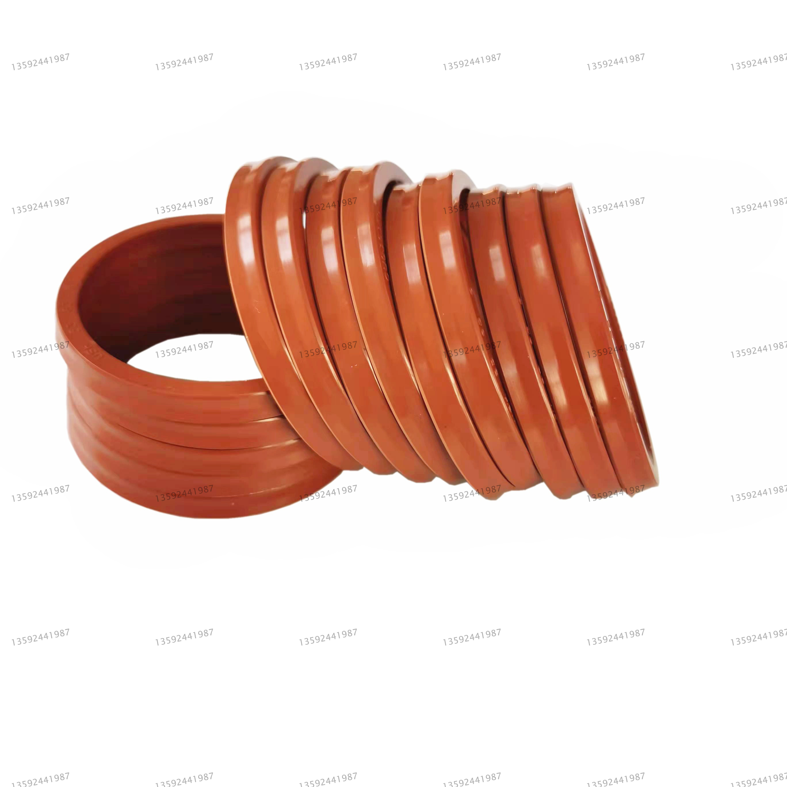 High temperature resistant fluorine adhesive UHS/UN/USH hydraulic cylinder piston rod oil seal