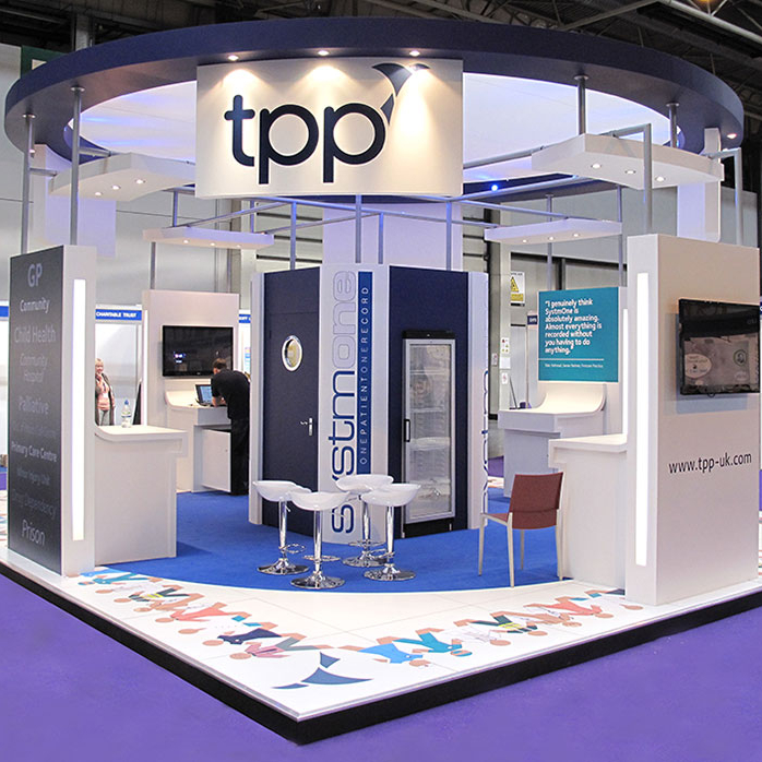 Customized design factory trade show exhibition stand contractor