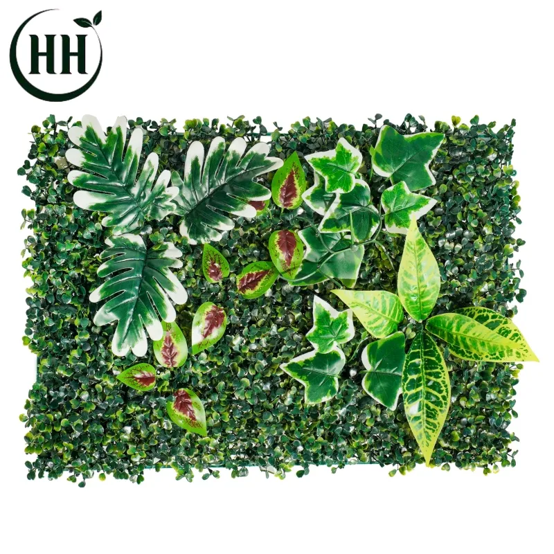 High Quality Decoration Grass Fake Plastic Plant Wall Artificial Hanging Plants Panel