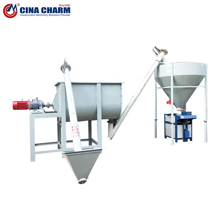 3-5 tph dry mix powder mortar production line