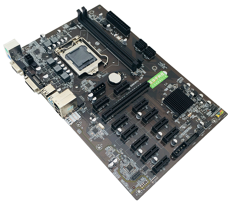 computer 12 pcie graphics slot 1151 interface DDR4 generation 8P 6P motherboard b250 expert 12