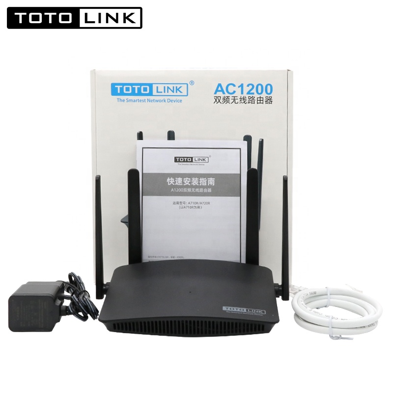 TOTOLINK A720R AC1200 Беспроводной двухдиапазонный удлинитель roteador 1167 Мбит/с быстрая скорость WiFi четыре внешних антенны маршрутизатор