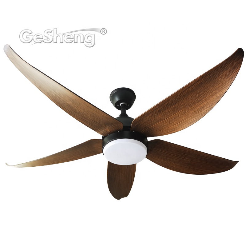 Vintage Style false ceiling fan ventilateur plafond 5 ABS blades remote control dc ceiling fan with lamp