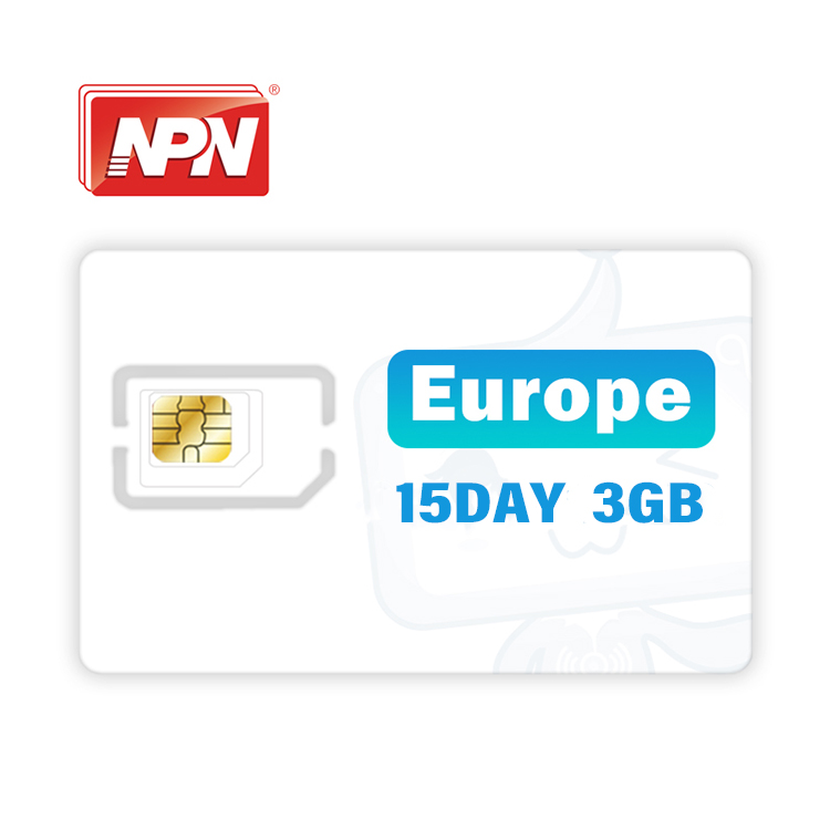 Европейская Sim-карта 15 дней 3 ГБ
