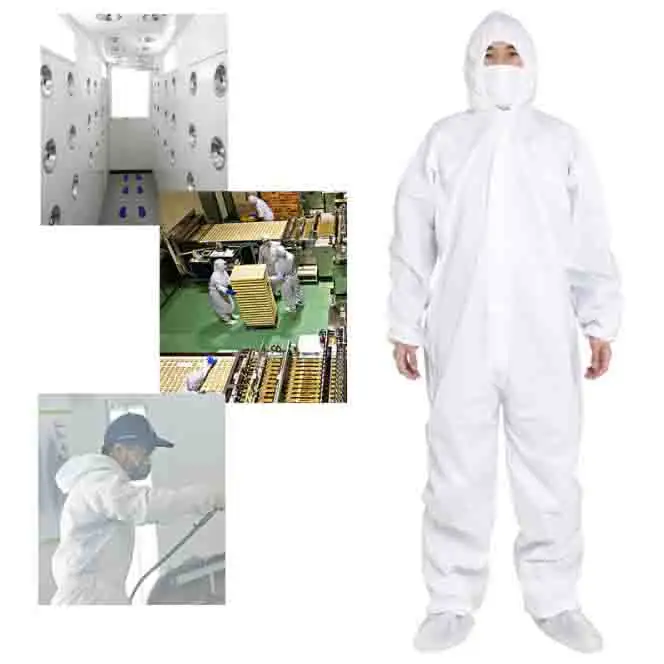 China Factory Produced High Quality Disposable Level 1 SMS Non Woven Isolation Gowns For Export