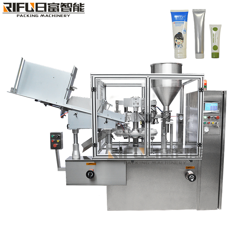Automatic high speed body cream lotion soft tube filler sealer plastic tube filling and sealing machine for toothpaste for sale
