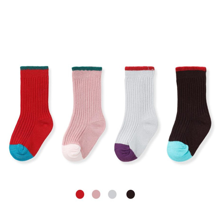 Autumn winter children sock is pure cotton in tube socks not tight foot