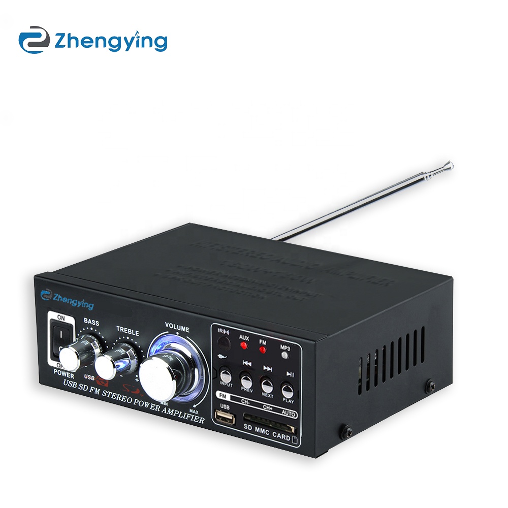 Foshang zhengying AK-698BT BT 5,0 беспроводной Hi-Fi аудио усилитель мощности 12V Усилитель