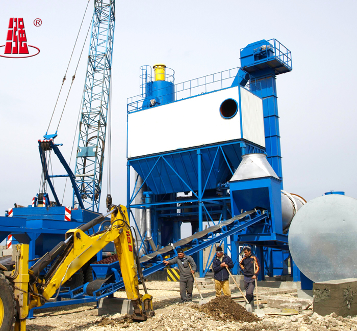 Китай SANQ Горячая продажа Малый Объем QLB80 Мобильный Асфальт смешивания завод для продажи