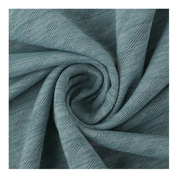 Модные 40% Nylon48 % полиэстер 12% спандекс 180GSM Ненагревающийся футболка жаккардовая ткань