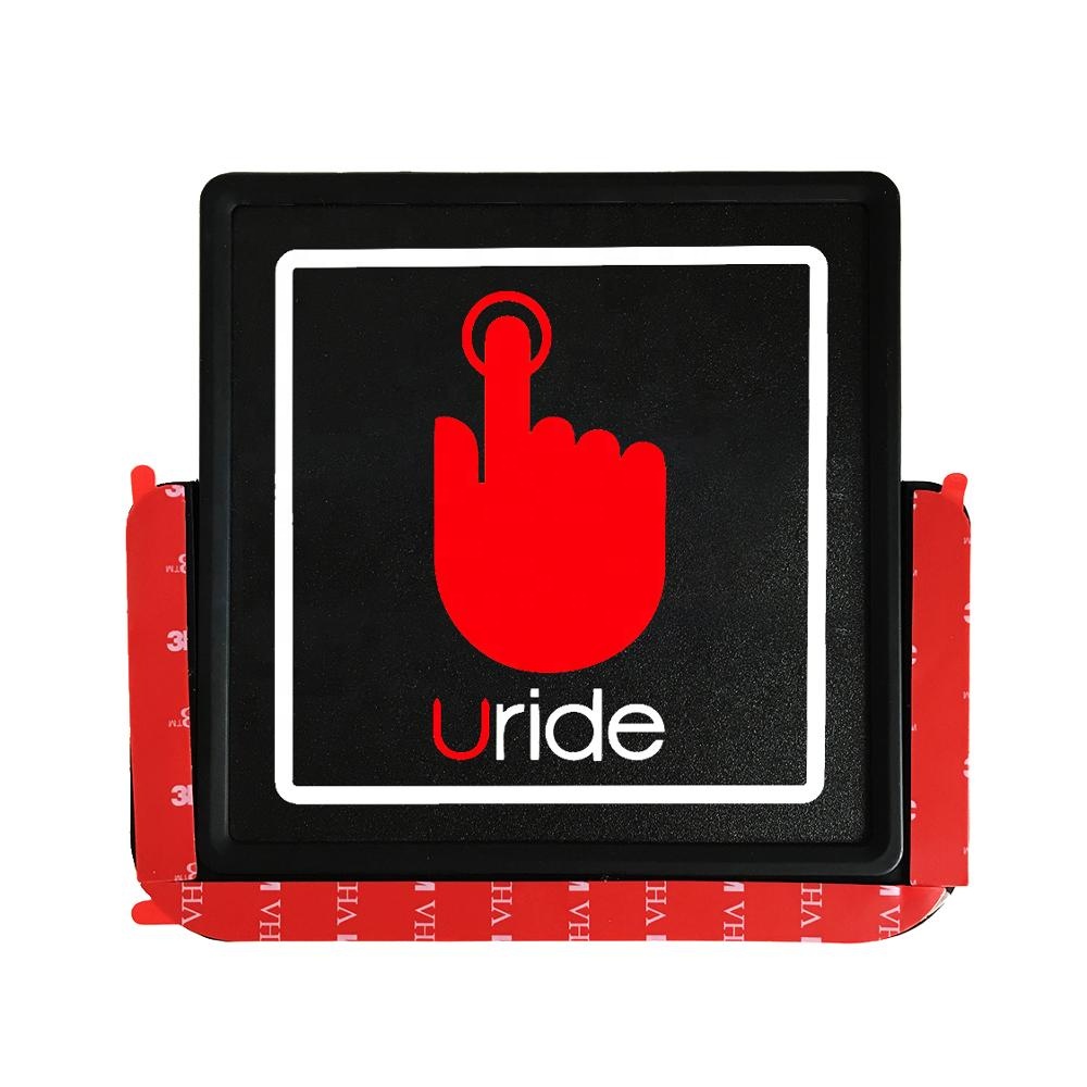 Квадратные светодиодные знаки rideshare с яркими светодиодными огнями для автомобиля, беспроводные, съемные, USB перезаряжаемые световые знаки с логотипом для окна