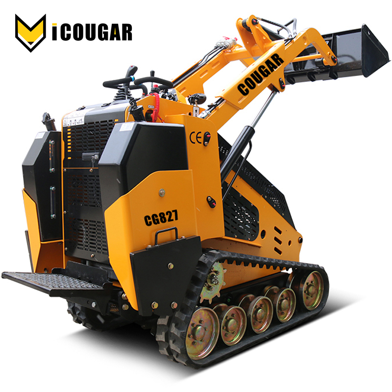 Мини-погрузчик гусеничный с бортовым поворотом COUGAR CG827 25HP KUBOTA