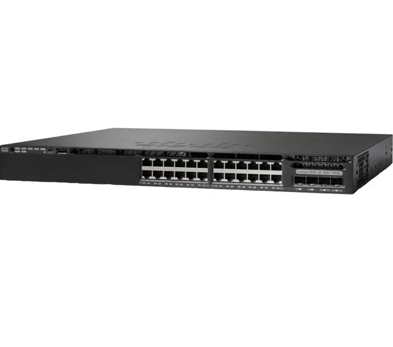 WS-C3650-24PS-E 24 Port Gigabit PoE Uplink IP Services switch