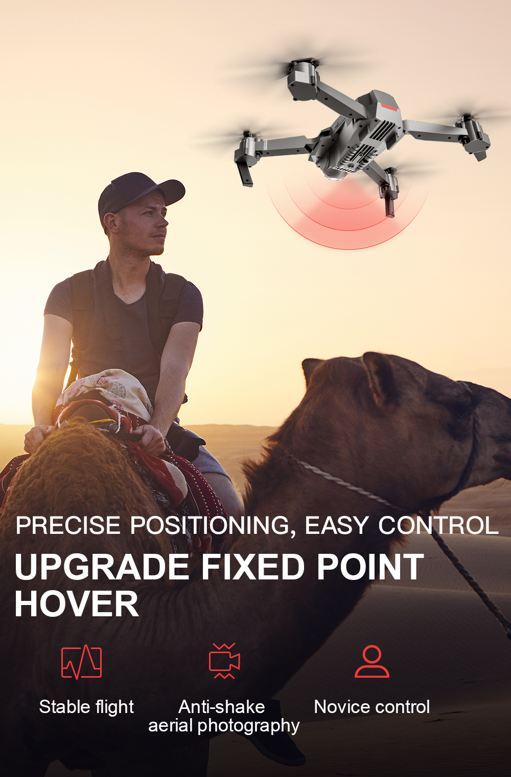 SG907 GPS Дрон с 4K HD регулировкой двойной камерой Широкий угол 5G WIFI FPV RC Квадрокоптер Профессиональный складной Дрон