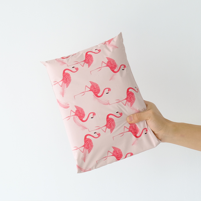 Wholesale High Quality Flamingos Self Adhesive Seal Postal Poly Plastic Mailer Courier Mailing Bags