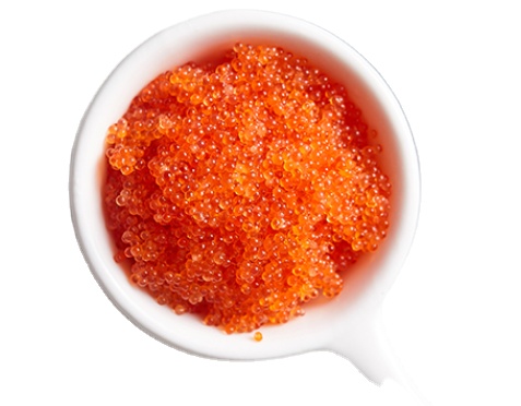 Wholesale Sushi Frozen Seasoned Capelin Masago Ebiko Tobikko Caviar Tobiko Flying Fish Roe