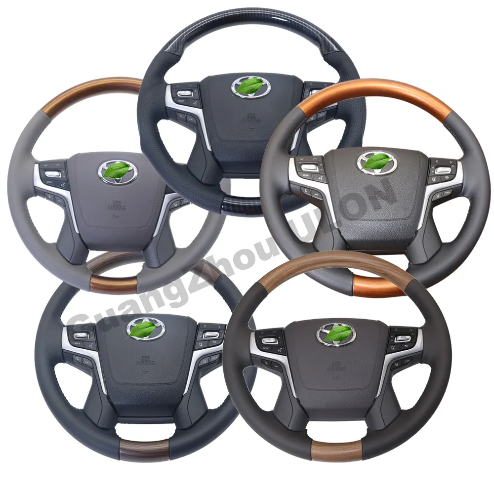 Carbon Fiber Steering Wheel Assembly for Land Cruiser FJ200 Upgrade to 2016-2021